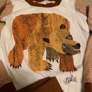 Eric Carle Brown Bear Pajama Set 4T
